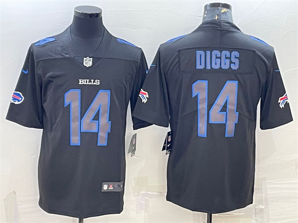 Men's Buffalo Bills #14 Stefon Diggs Black 2018 Impact Limited Stitched Jersey